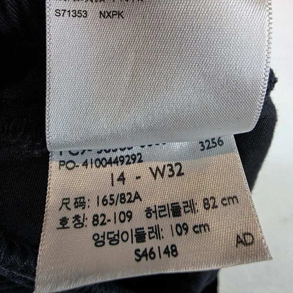Levi's Signature Wide Leg Cropped Pullon Pants Size 14/32